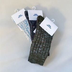 Urban Outfitters Marl Knit Socks - Set of 3